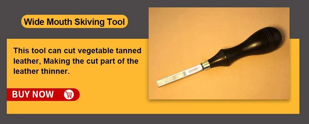 Steel Leather Skiving Tool Sharpener for Wide Blade Knife Edges-Default Title