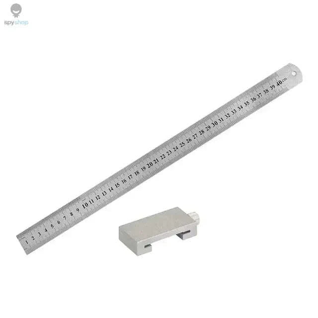 Steel Ruler Positioning Block for Accurate Woodworking-15cm