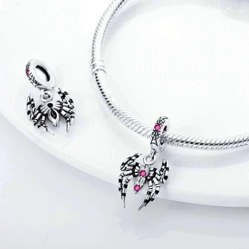 Sterling Silver Firefly, Bee, Butterfly & Hummingbird Charms-KTC191