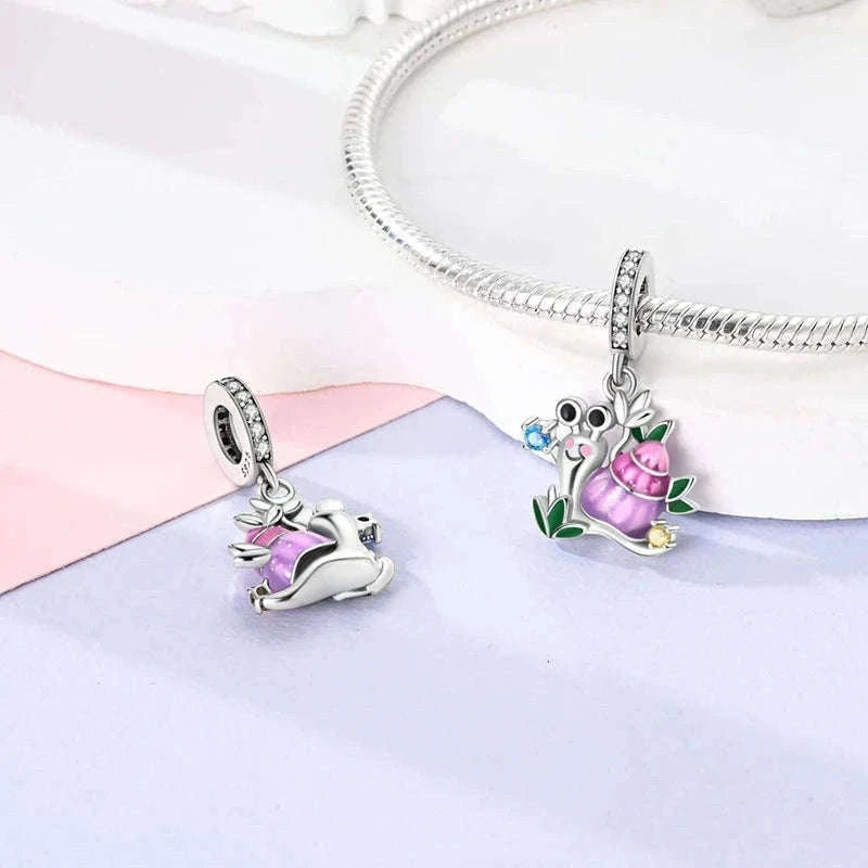 Sterling Silver Firefly, Bee, Butterfly & Hummingbird Charms-KTC191