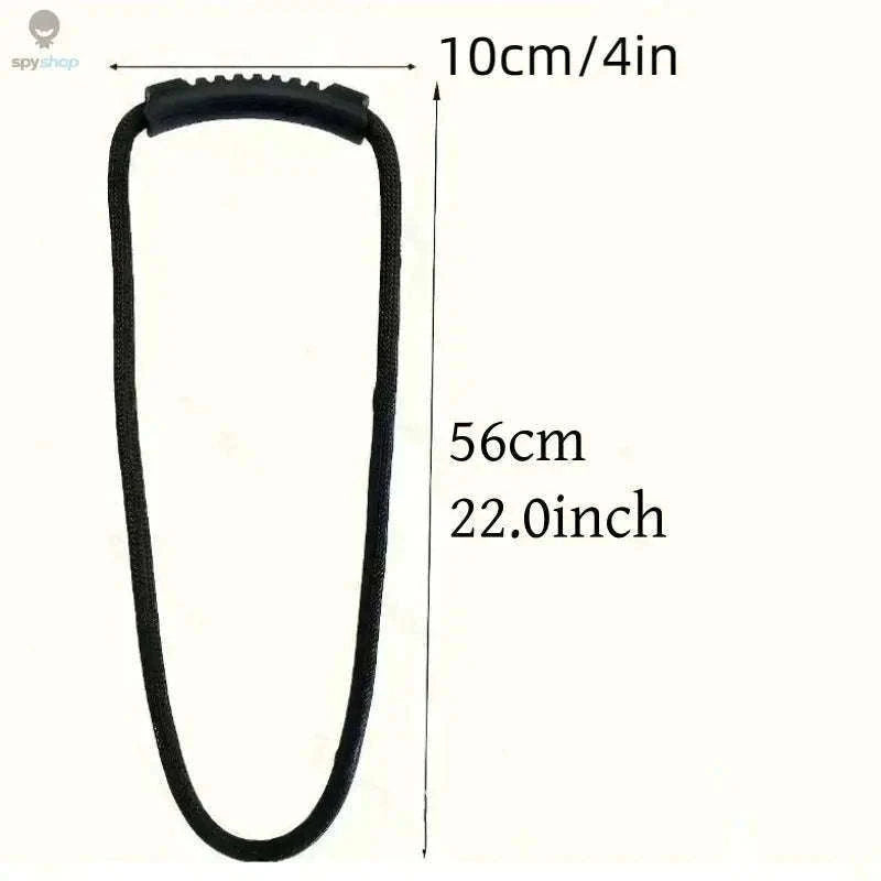 Storage Strap with Handle for Hoses, Cords, and Gear-black