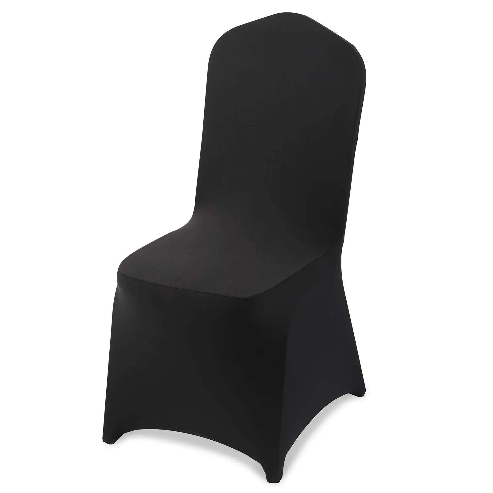 Stretch Chair Covers for Events – Polyester Spandex Slipcovers Set-United States / Purple 50
