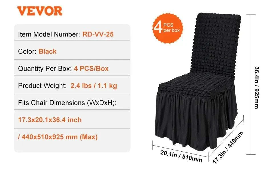 Stretch Spandex Chair Covers for Weddings & Events, Washable Fit-United States / 50PCS Type K
