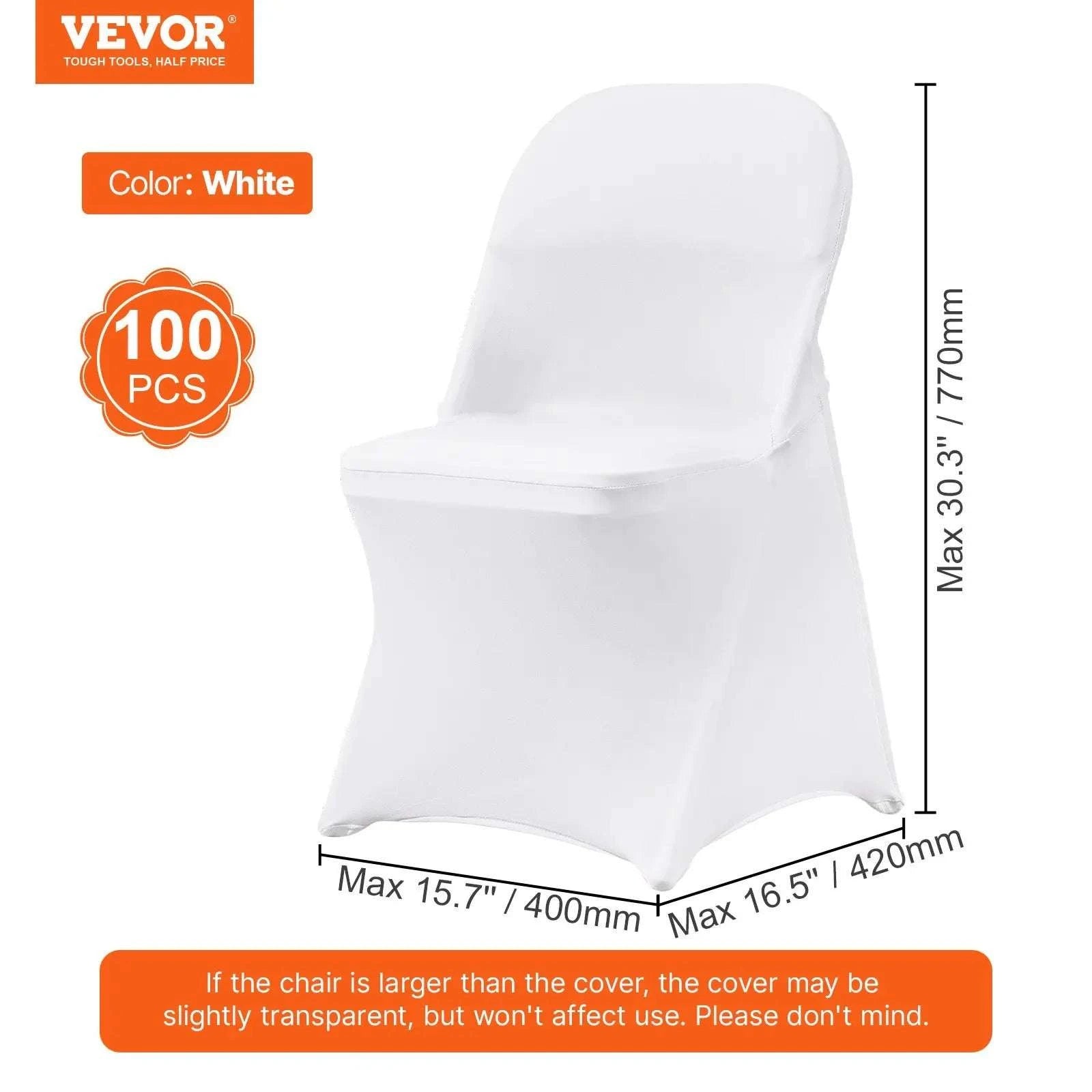 Stretch Spandex Chair Covers for Weddings & Events, Washable Fit-United States / 50PCS Type K