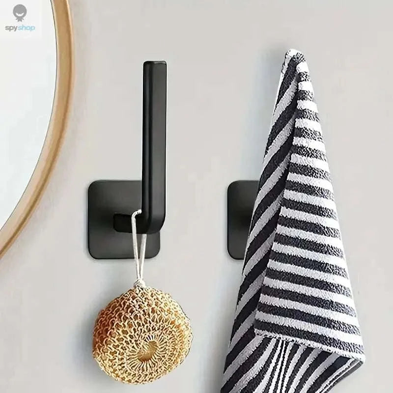 Strong Adhesive Hook – No-Drill Wall Mount for Hats, Towels, and Bags-2PCS