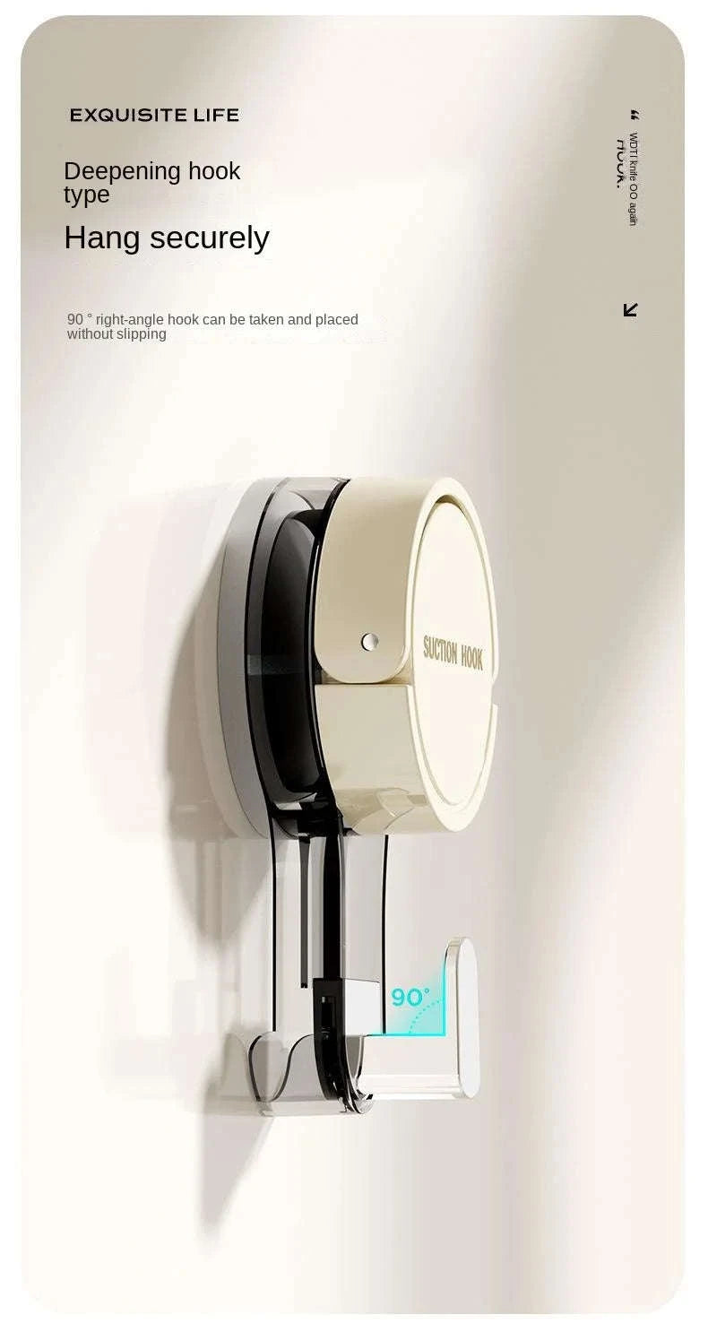 Strong Suction Hook – Vacuum-Powered Adhesive Hanging Solution-Green2