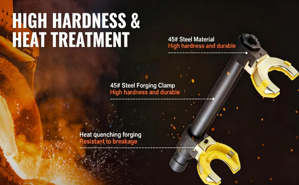 SucceBuy Strut Spring Compressor Macpherson Strut Spring Compressor Kit Interchangeable Fork Strut Coil Extractoror Remover Tool