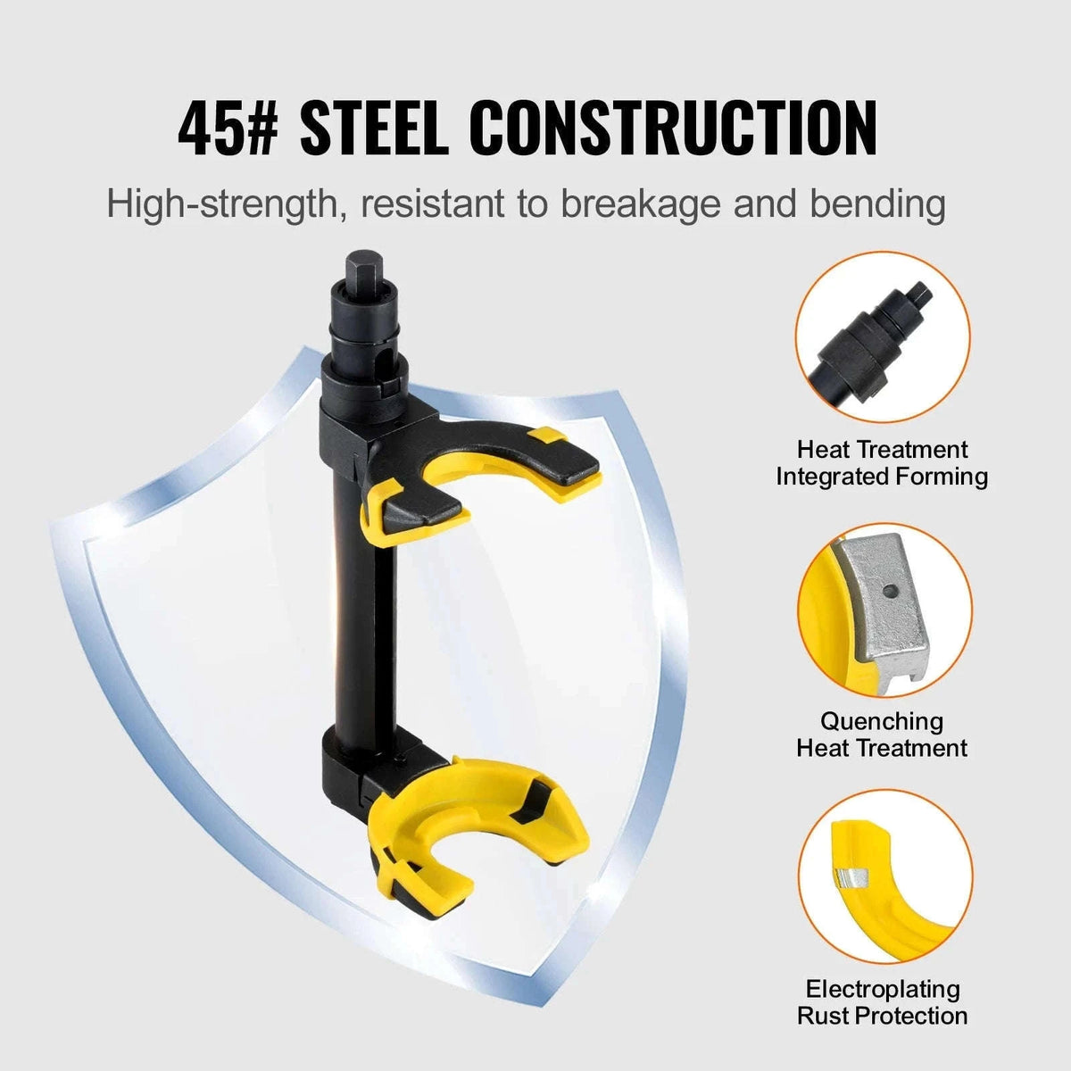 Strut Spring Compressor Kit with Interchangeable Yokes-Germany