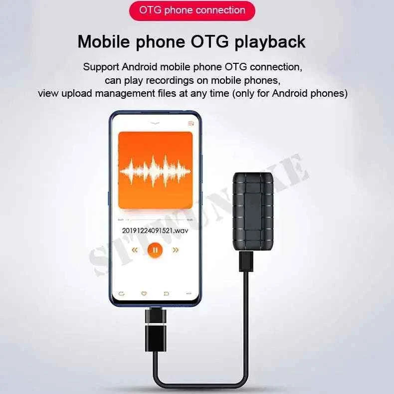 Mini Voice Activated Recorder with 500H Battery and OTG Transfer
