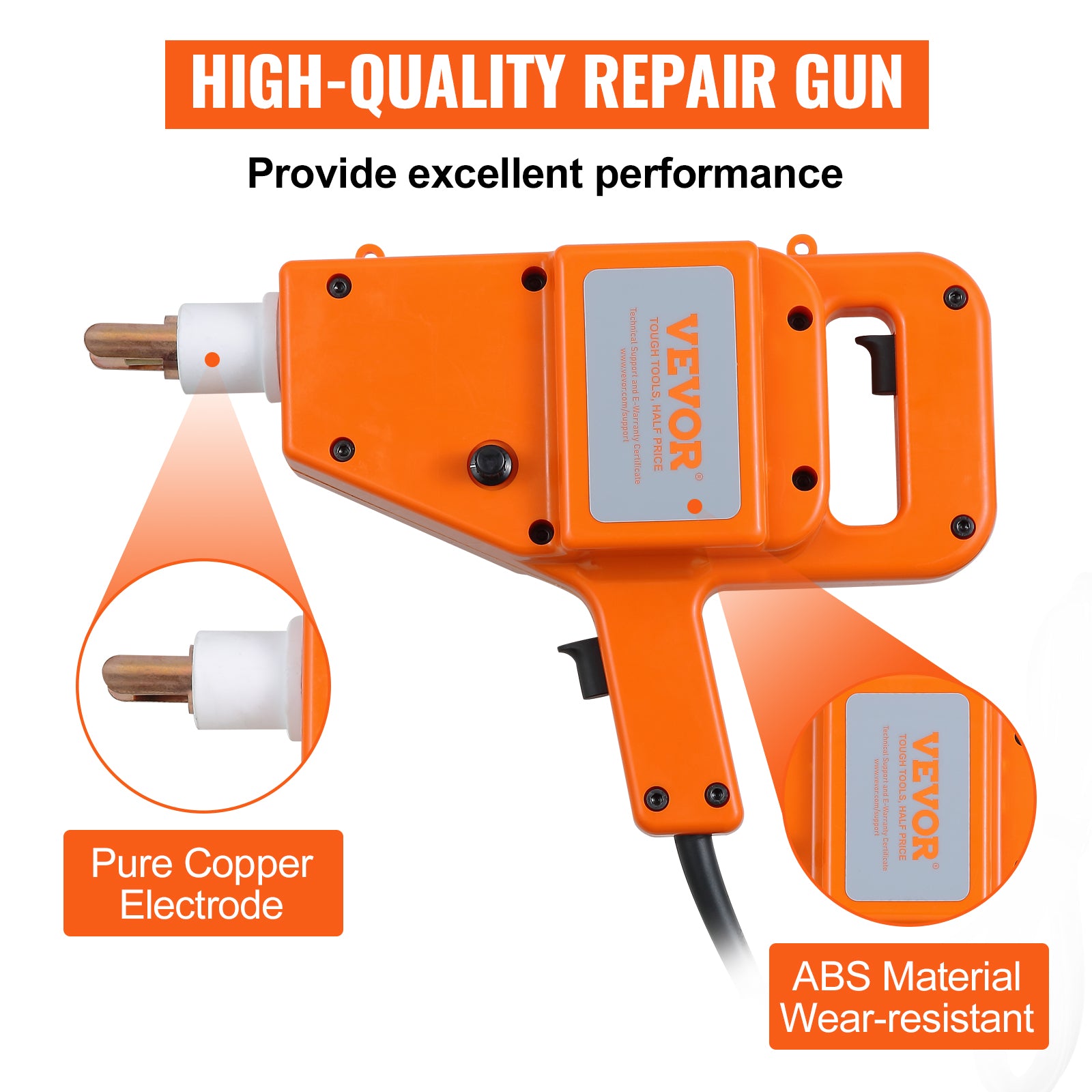 800VA Stud Welder Dent Puller Kit 1600A Auto Body Repair Tool