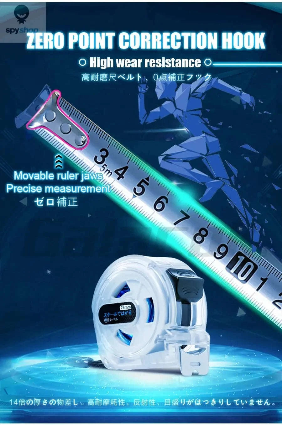 Sturdy Tape Measure for Reliable, Everyday Precision-10M-25mm