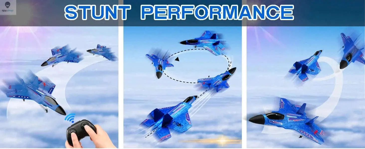 SU35 RC Plane – LED Lights, Agile Control, Outdoor & Indoor Flight-Yellow