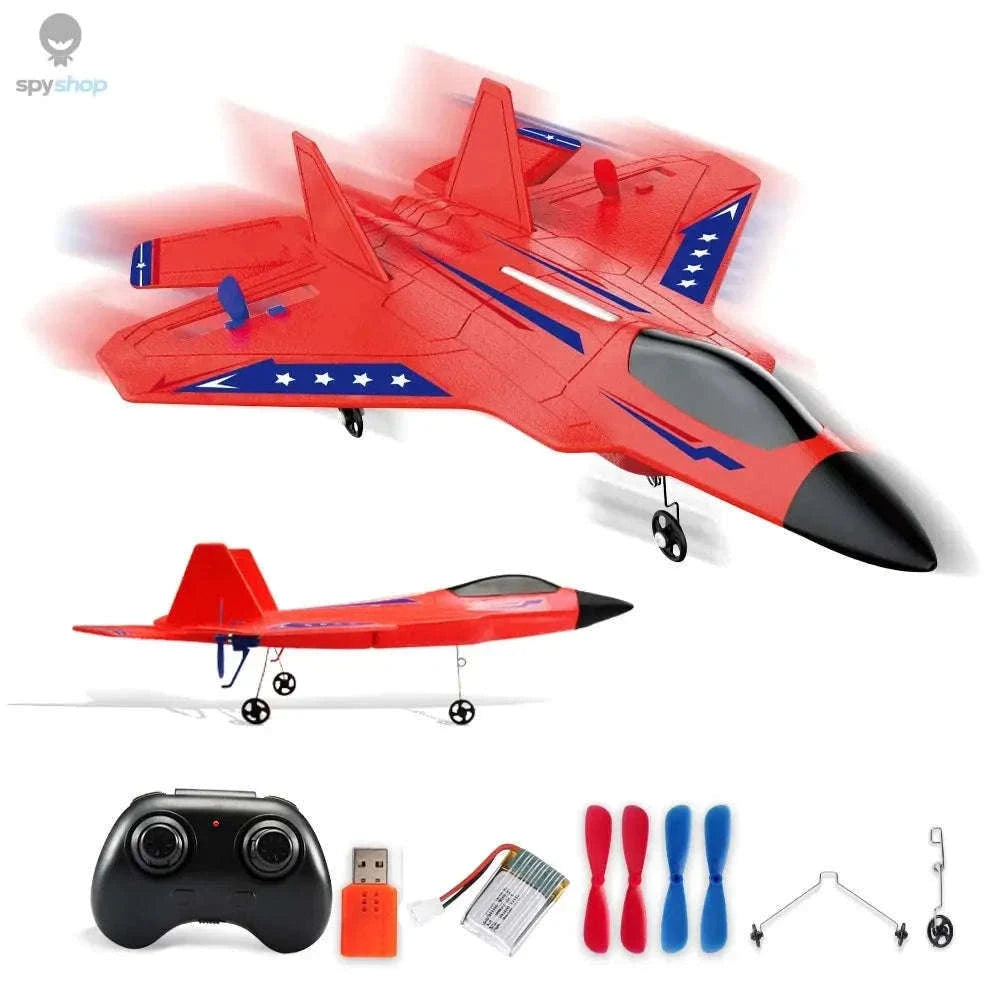 SU35 RC Plane with LED Lights and 2.4GHz Control-Yellow