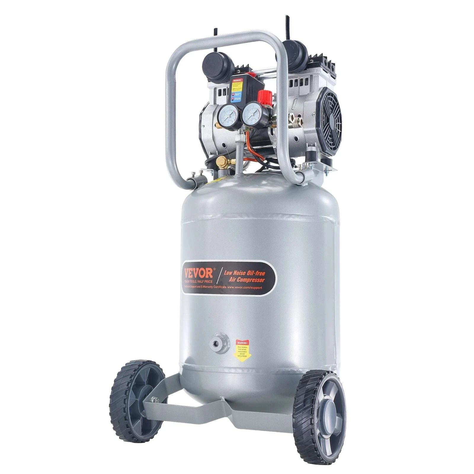 SucceBuy 13 Gallon Air Compressor 2HP Oil Free Air Compressor with 125 PSI Max Pressure for Tire Inflation Auto Repair Painting-United States