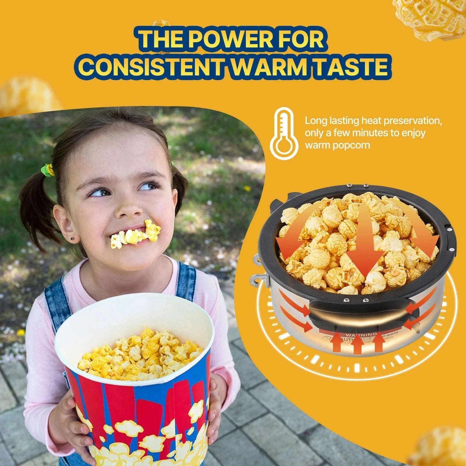 SucceBuy 4Oz Popcorn Maker Commercial Popcorn Machine Countertop Popcorn Maker Includes Tabletop Popcorn Maker 1.5 Gal per Batch-4 Oz Red / Germany