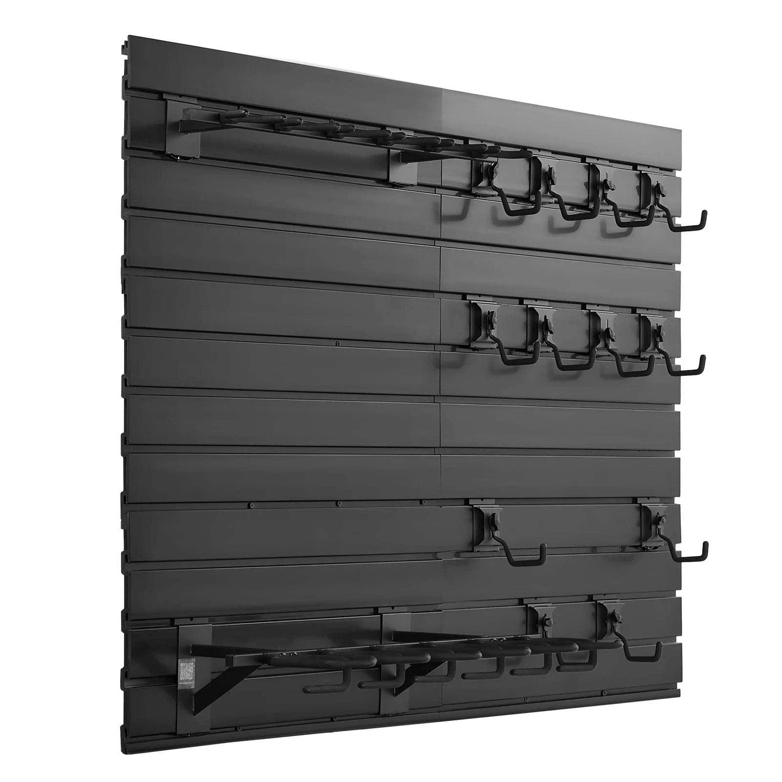 SucceBuy Gun Rack Wall Mount Steel Tactical Rifle Carbine Shotgun Storage Rack Modular Firearms Wall Gear Accessories Organizer-2 Rifles / United States