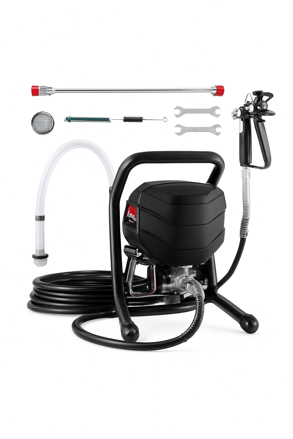 Elektryczny natryskowiec do farby bezpowietrzny 650W 3000 PSI z przedłużką