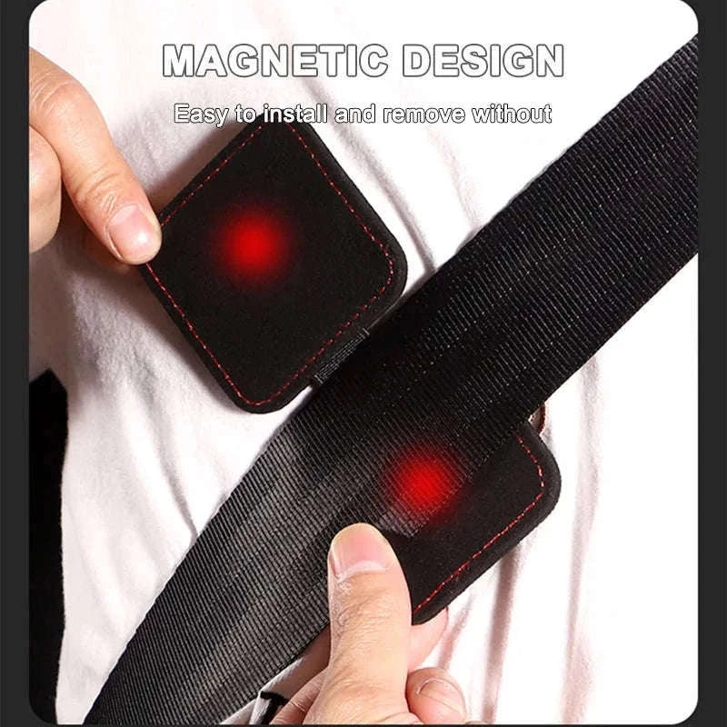 Suede Car Seat Belt Clip Extender-Brown