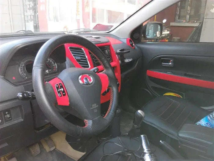 Suede Velvet Vinyl Wrap Film for Vehicle Interior-Brown / 40X135 CM