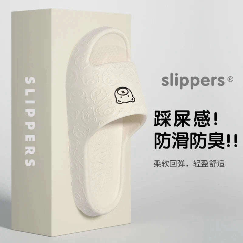 Summer Non-Slip EVA Home Slippers for Comfortable Indoor Wear-PURPLE / 40-41