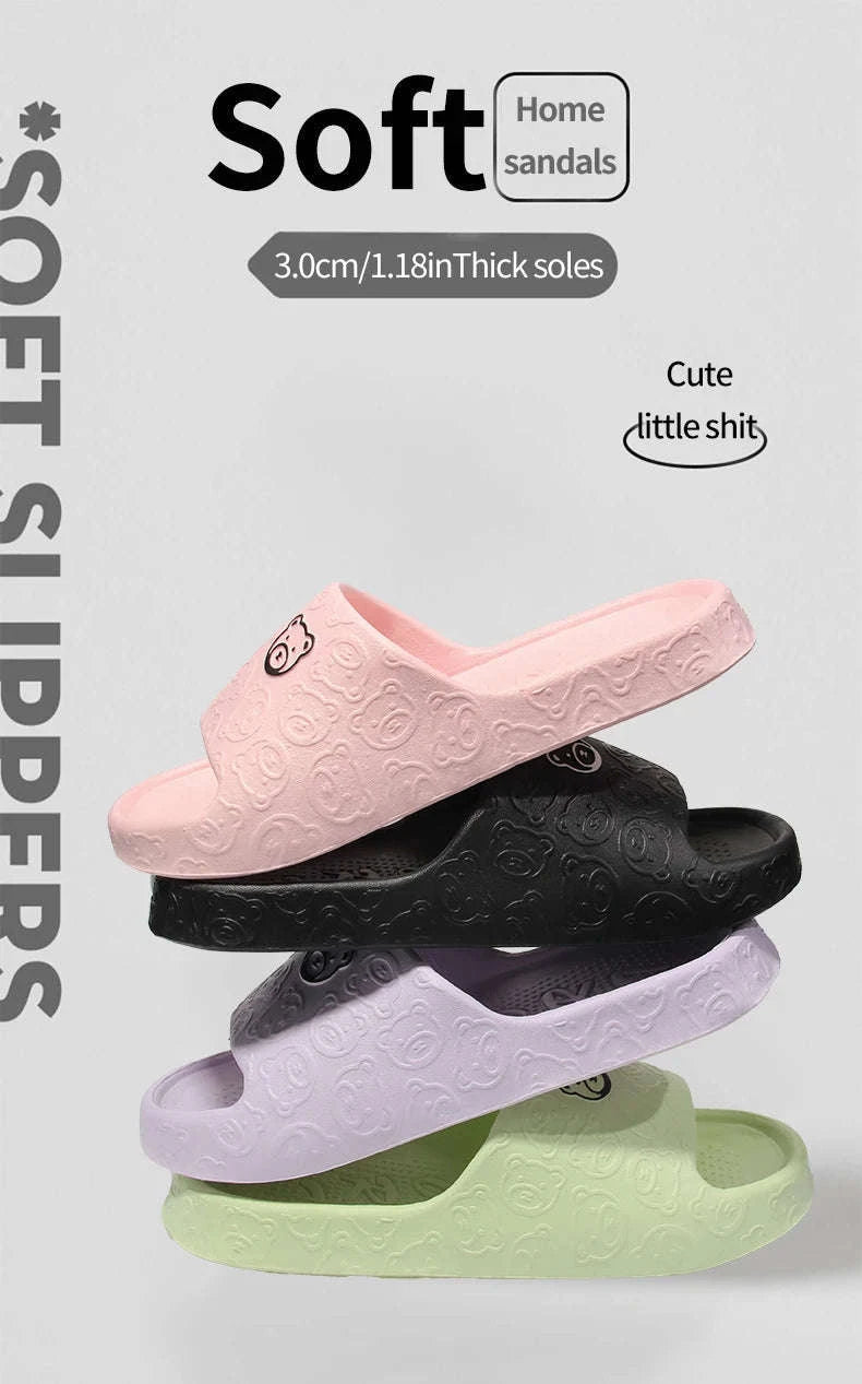 Summer Non-Slip EVA Home Slippers-PURPLE / 40-41