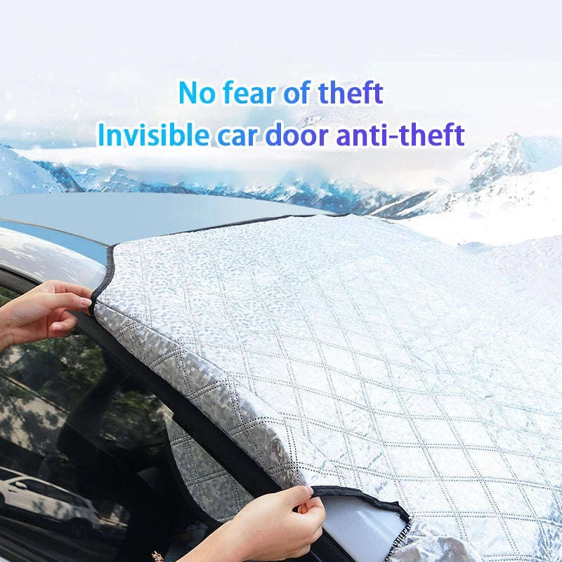 Summer Windshield Cover UV Reflective Sun Shade Waterproof-Large