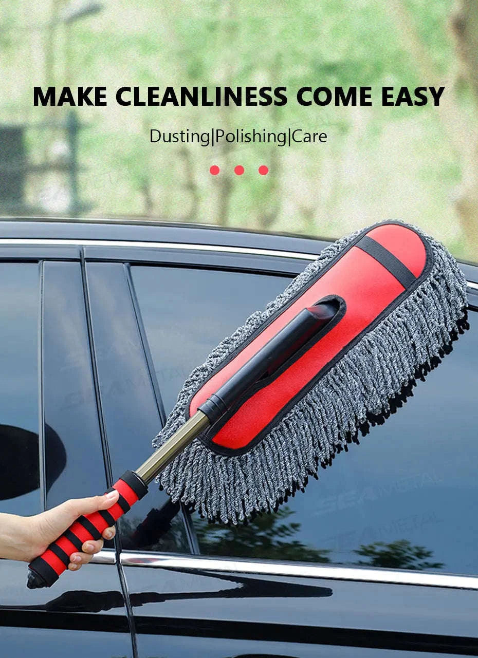 Super Absorbent Car Mop with Telescopic Handle-1pc / China Mainland