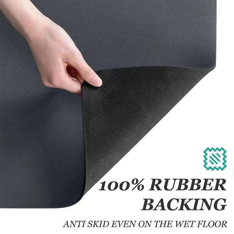 Super Absorbent Diatom Mud Drying Mat for Cleaner Countertops-Summer Monsoon / 60x50cm