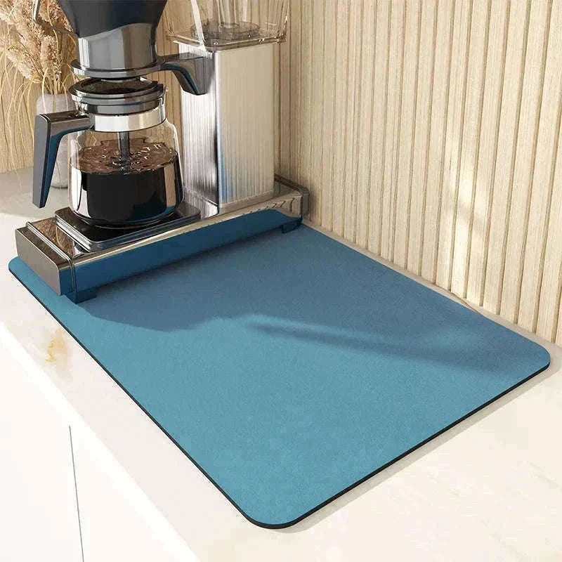Super Absorbent Diatom Mud Drying Mat for Cleaner Countertops-Summer Monsoon / 60x50cm