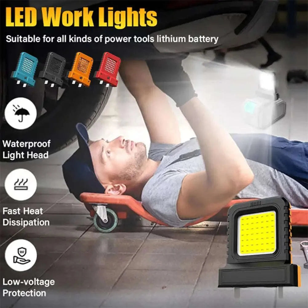 Super Bright LED Work Light for 20-21V Li-ion Battery-B 3Pcs