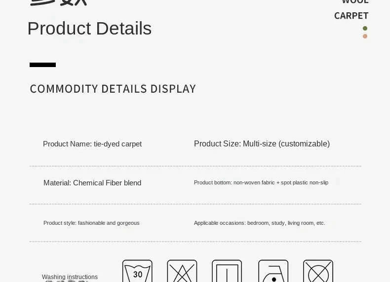 Super Soft Plush Round Rug Mat-blue / 100x100cm