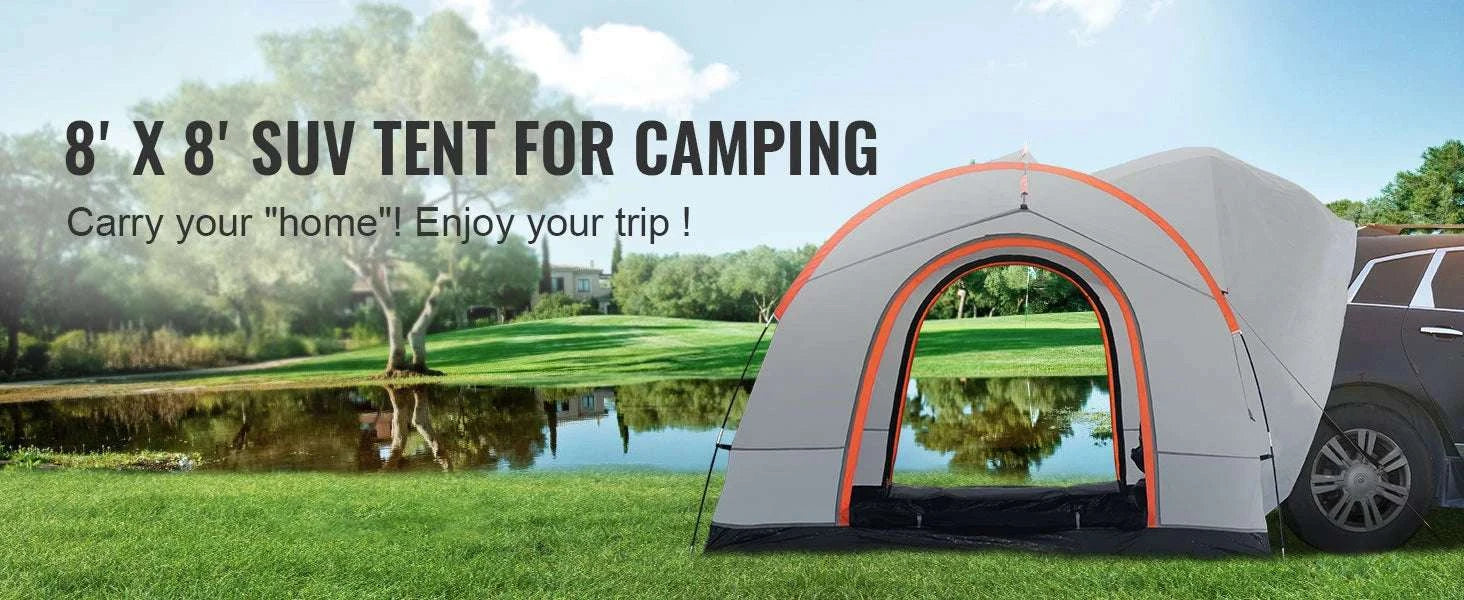 SUV Camping Tent 8x8 ft Waterproof Double Layer Car Tent-United States