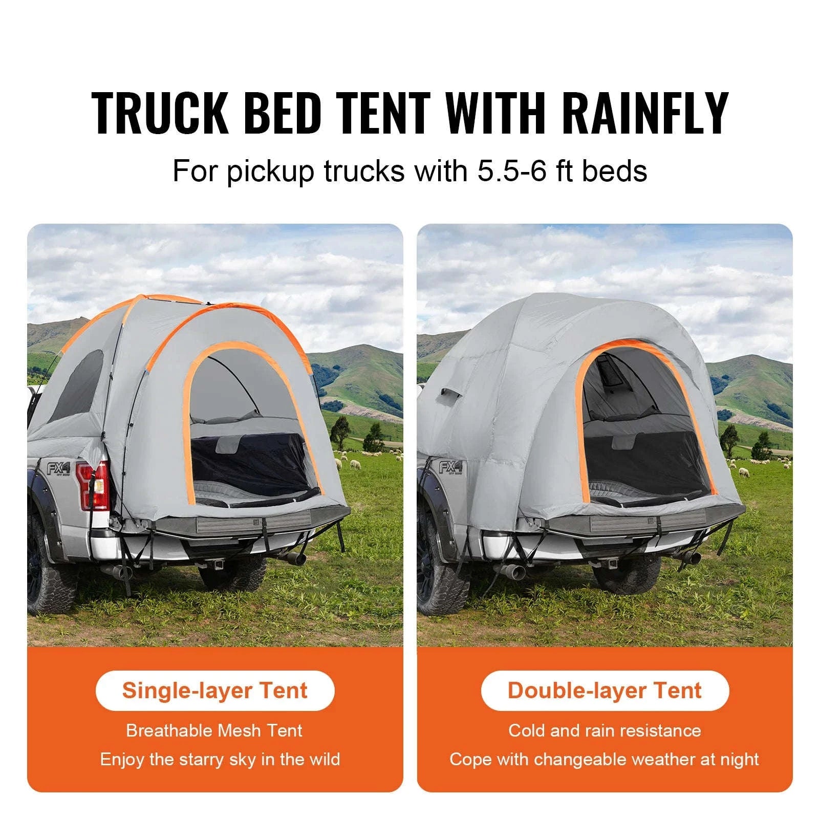 SUV Camping Tent Attachment for Rear Hatch-United States