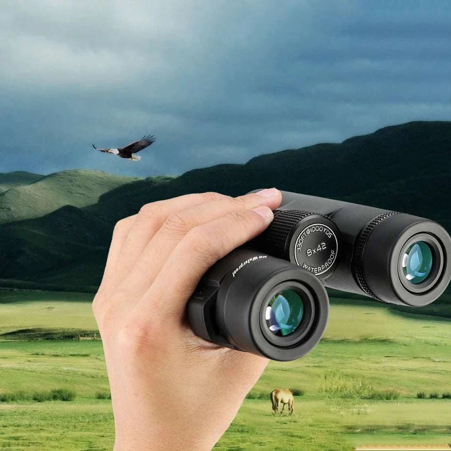 SV47 Waterproof Binoculars 8x/10x Wide View for Birdwatching & Travel-8X42mm