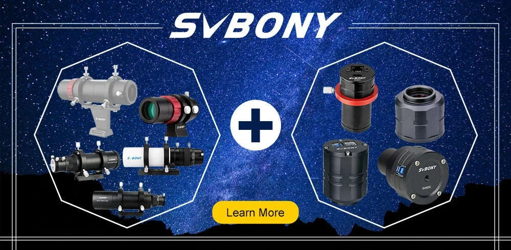 SVBONY SV106 Telescope Guide Scope 50mm/60mm F4-SV106 50mm