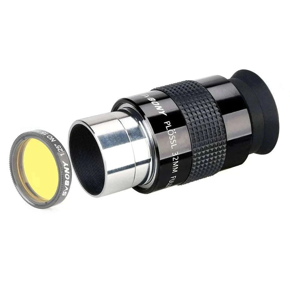 SVBONY SV131 1.25" Plossl Telescope Eyepiece for Clear Views-12mm