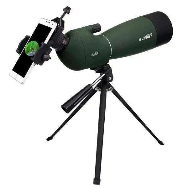 SVBONY SV28 25-75x70 Spotting Scope for Clear Distance Viewing-Black 25-75X70