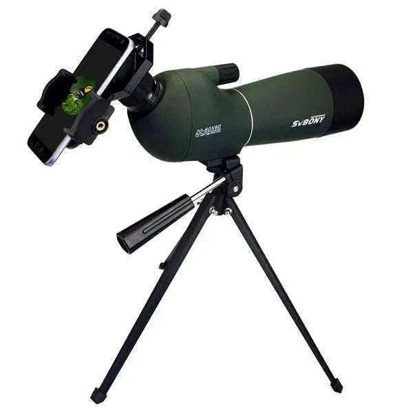 SVBONY SV28 25-75x70 Spotting Scope for Clear Distance Viewing-Black 25-75X70