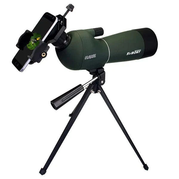 SVBONY SV28 Spotting Scope Zoom Telescope Waterproof-20-60X60-holder