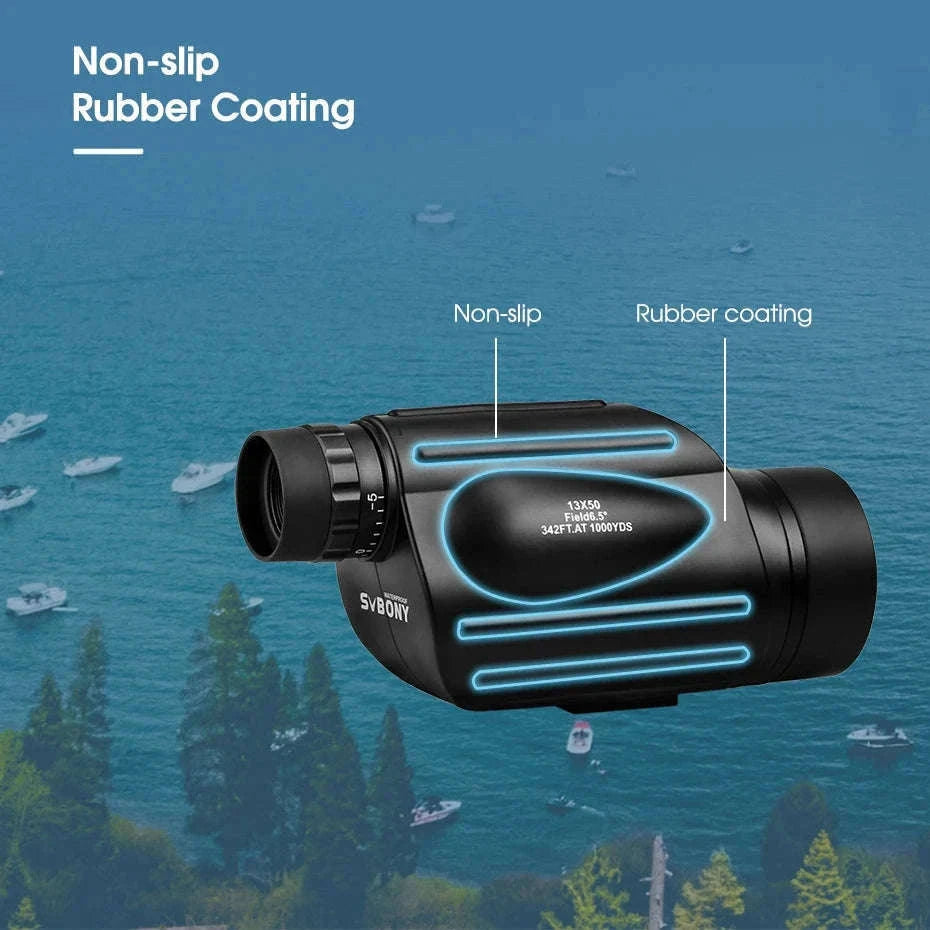 Svbony SV49 Monocular Telescope for Travel and Outdoor Viewing-SV49 10-30x50