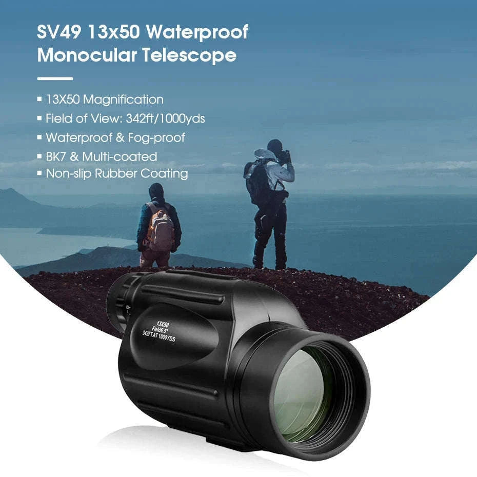 Svbony SV49 Monocular Telescope for Travel and Outdoor Viewing-SV49 10-30x50