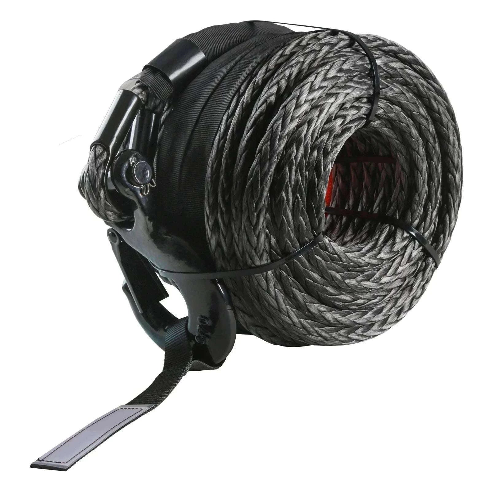 Synthetic Winch Rope 26500–32000 lbs with Hook for Truck ATV-32000lbs 92ft / france