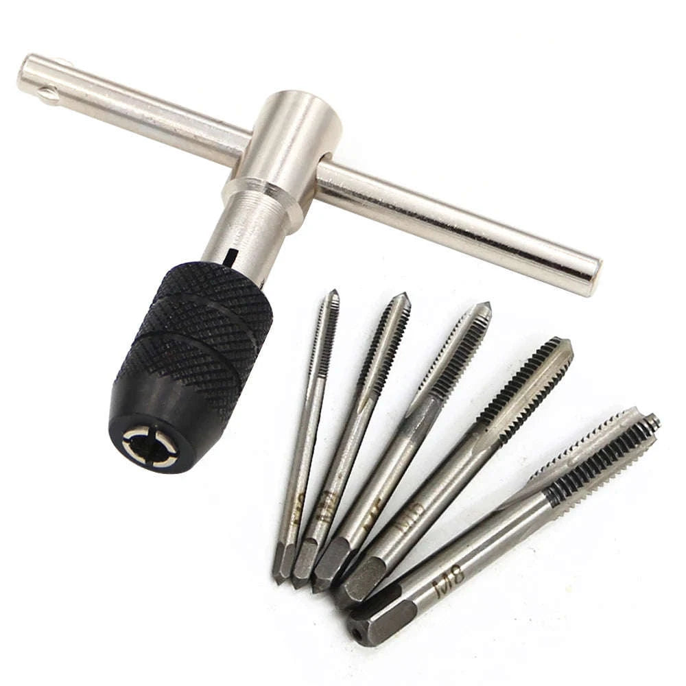 T-Type Hand Tap Wrench Set (3‑6mm)-Tap wrench set