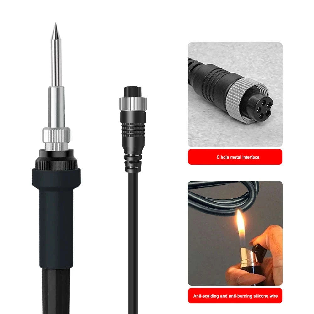 T12 75W Digital Soldering Iron Station-T12NEW SET1 / US