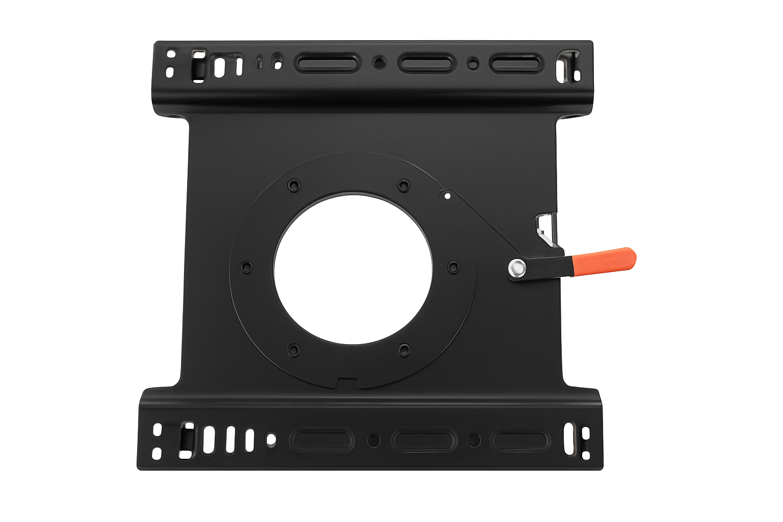 T5 T6 Universal Motorhome Plate Swivel Seat Base Heavy Duty Steel 360° Rotatable, for RV Camper Bus, Ergonomic Handle