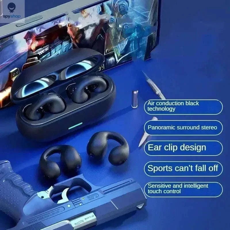 T75 Bone Conduction Sports Headphones – Open‑Ear Comfort and Waterproof Design-khaki