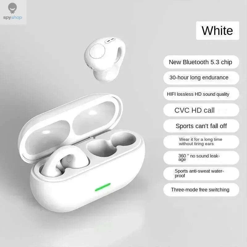 T75 Bone Conduction Sports Headphones – Open‑Ear Comfort and Waterproof Design-khaki