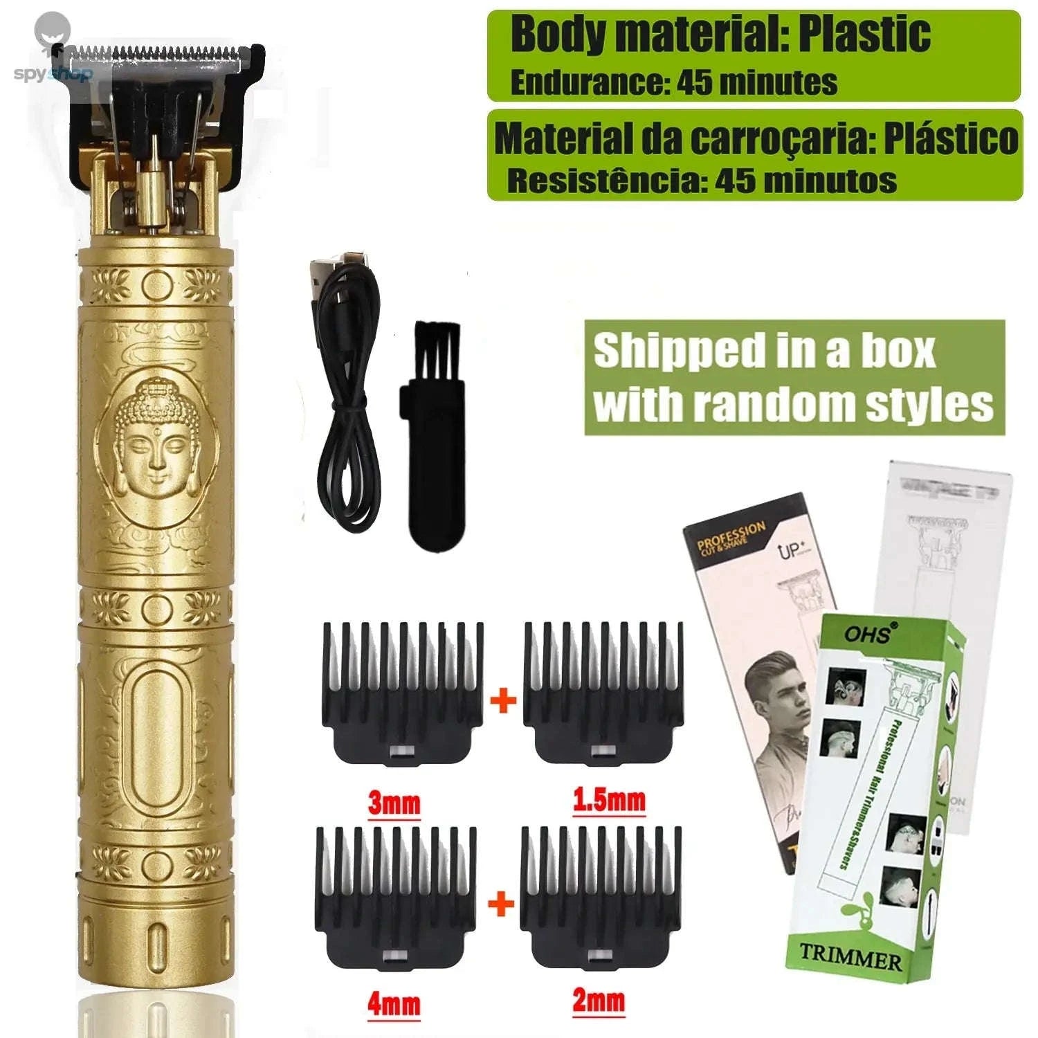 T9 Hair Clipper – Precision Trimmer for Clean Lines and Easy Grooming-OHS S2 DRAGON