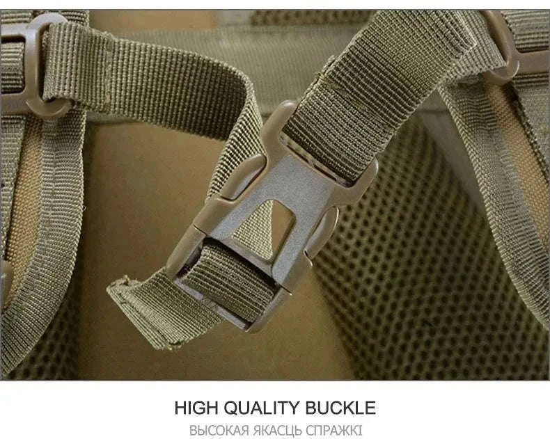 Tactical Backpack with Reflective Strips and 20-35L Storage-Khaki / United Kingdom
