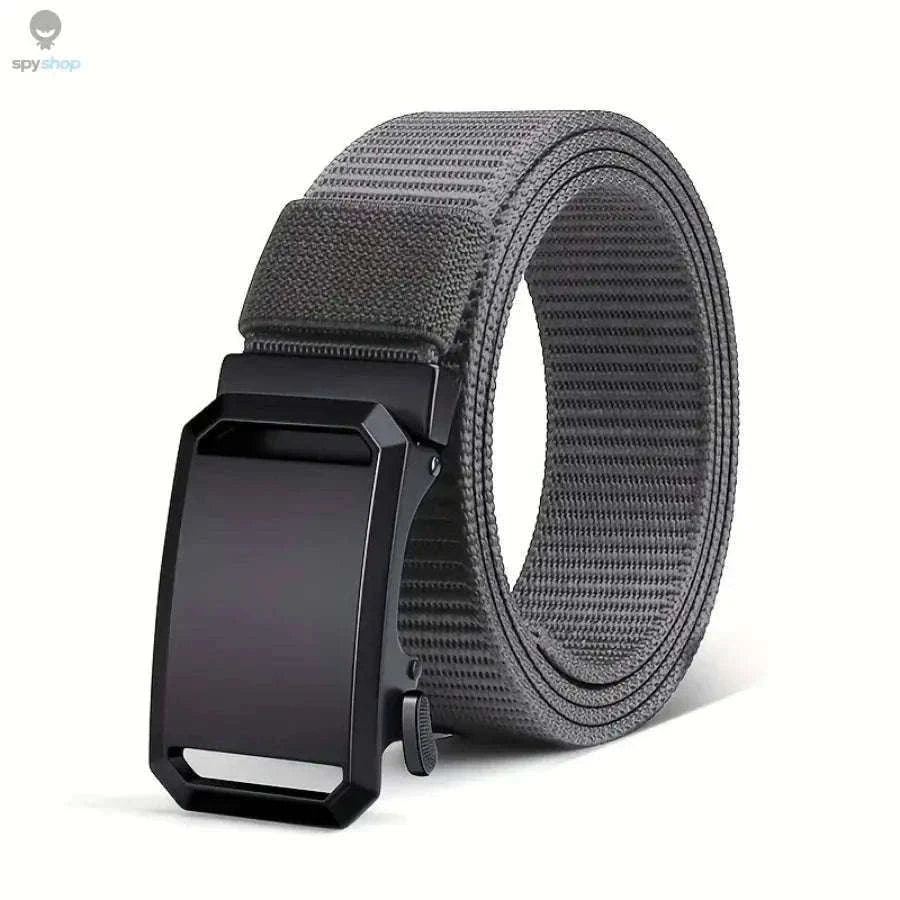 Tactical Canvas Belt with Automatic Buckle for Daily Support-light brown / 120cm